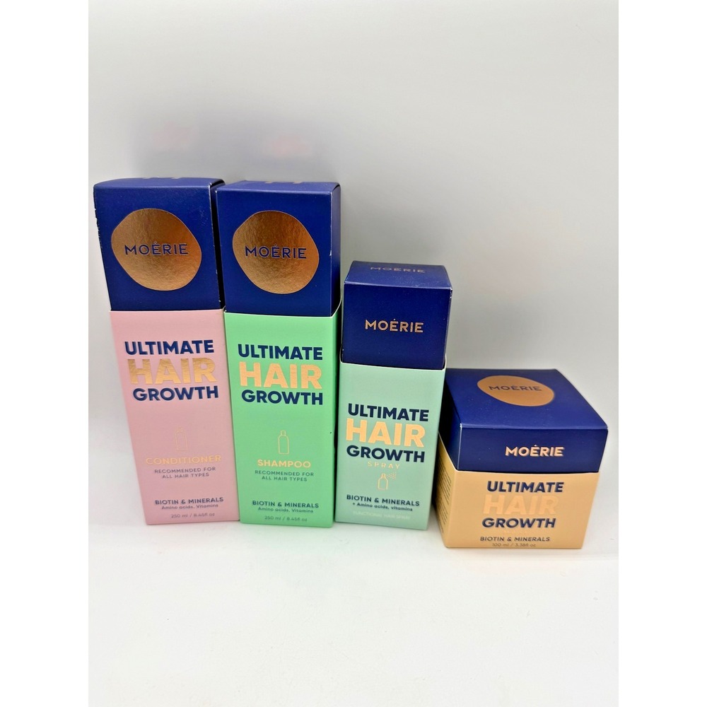 Moerie Ultimate‎ Hair Boost Shampoo, Conditioner, Mask + Hair Growth Spray